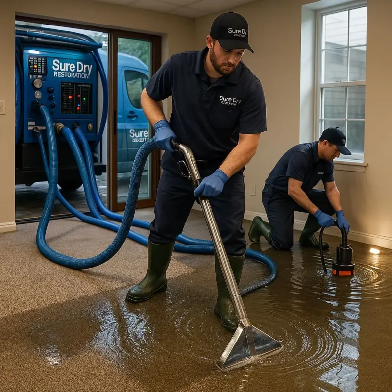 Water Extraction and Removal process in Linden, TN